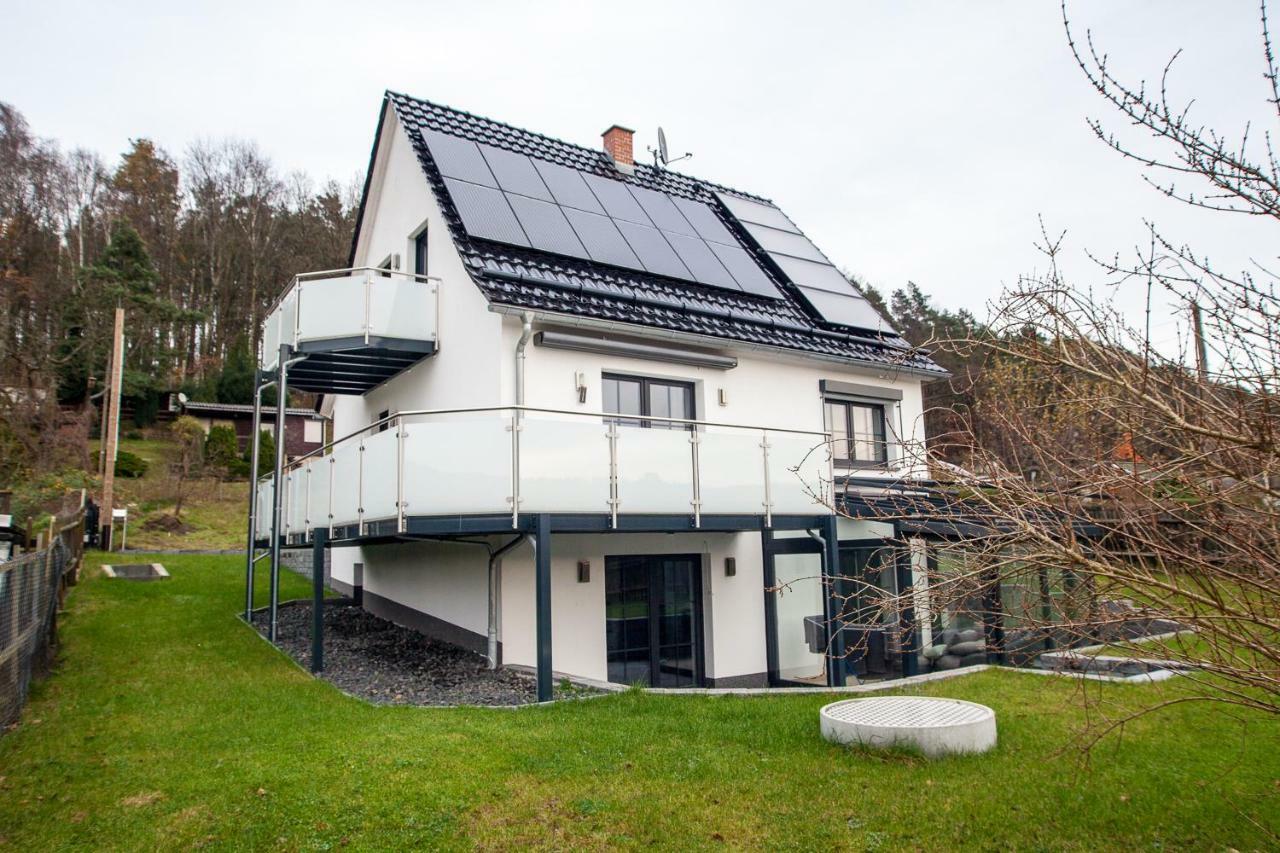 Villa Weinberghaus Prossen Bad Schandau Esterno foto